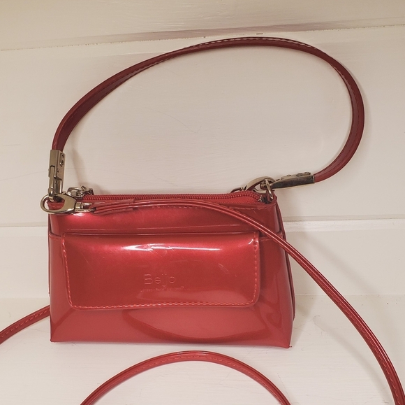 Beijo Handbags - Beijo Red Patent Mini Crossbody Bag